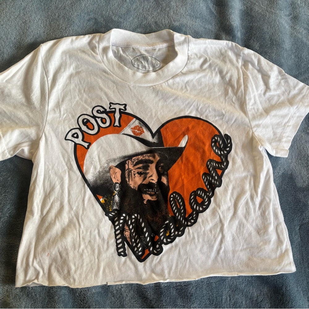 NWOT Post Malone Cropped T-Shirt